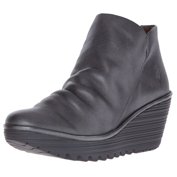 fly london yip wedge bootie